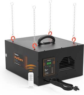 Puricare-500 Purisystems Puricare 500 Hanging Air Filter Purifier With Remote - 500cfm 3-speed