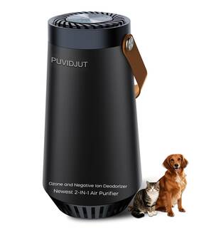 Vp10 Puvidjut Ozone Machine For Car And Ionic Air Purifier 2-in-1 To Clean Pet Smell Smoke