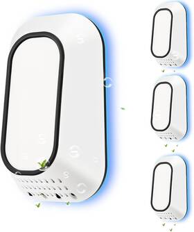 Pvacg 313041735702 Plug In Ionizer Air Purifier With 4 Negative Ion Output Heads Small Freshene