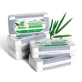 Qlihut 793127309605 Fridge Deodorizer 5 Pack Natural And Unscented Activated Charcoal Refrigera
