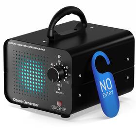 Qucship 795276085935 Ozone Generator 12 000mg/h - High Capacity Machine Odor Removal Commer