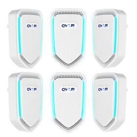 Ph01-6 Qwue 6pack Air Ionizer Plug In Filterless Home Negative Purifier Quiet F