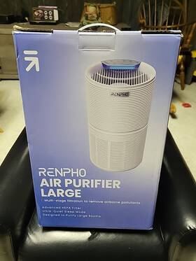 Renpho 339068123491 Air Purifier For Home Large Room Up To 600 Sq.ft H13 True Hepa Filter
