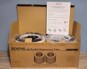 Rp-ap088b Renpho Ap088w True Hepa Replacement Filter For Rp-ap088w/rp-ap088b 5-stage 2-pack