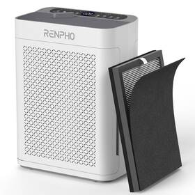 Hau04 Renpho Air Purifier Hepa Double Washable Filter Quality Sensor