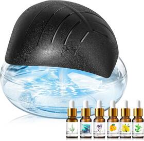 W-10a Retrostick Water Air Purifier For Home With Essential Oil Diffuser And Humidifier Black
