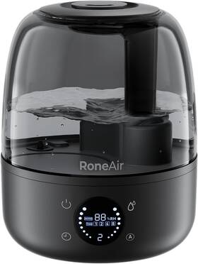 Hs01-3 Roneair Humidifiers For Bedroom Large Room Home 3l Cool Mist Grey