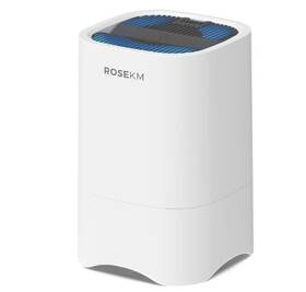 Ap002r-1 Rosekm Mini Portable Hepa Air Purifier For Home/desktop/car/office With Night Light