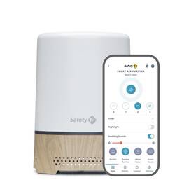 Safety 1st B0b7w7ksjv Smart Air Purifier True Hepa Filter For Bedrooms Baby Nurserys App