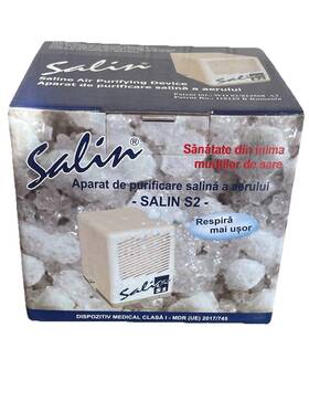 Salin 425652000019 S2 Salt Therapy Ioniser Technology Air Purifier New