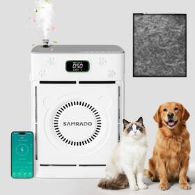 B0fg2vwmt3 Samrado Air Purifier For Home Pets Up To 2500 Ft H13 Hepa Pet Hair