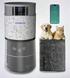 Pj11 Samrado Air Purifier With Smart Wifi Up To 4000ft H13 Hepa Aromatherapy