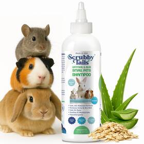 Scrubby Tails St-smallpets-unscented-8 Natural Oatmeal And Aloe Vera Small 8 Fl. Oz. Yellowish Liquid