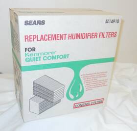 32-14910 Sears 2 New In Box Vintage Kenmore Quiet Comfort Humidifier Filters