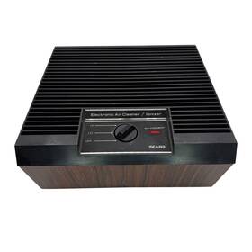 441.83250 Sears 441.8325 Vintage Electronic Air Cleaner Ionizer Woodgrain Tabletop