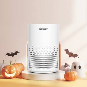 Ap-1220b-ul Sejoy Home True Hepa Air Purifier Big Room Cleaner For Allergies Smoke Mold Odor