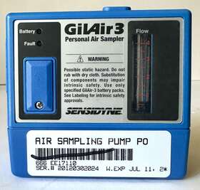 Gilair3 Sensidyne Gilian Personal Constant Air Flow Sampling Pump
