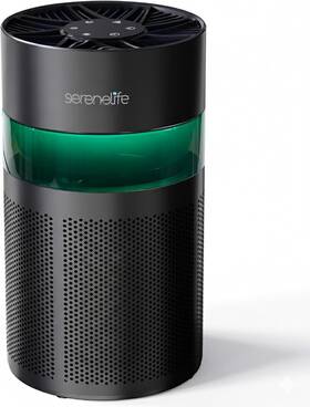 Serenelife 842893176253 Portable Air Purifier - Small With Aroma Box And Ambient L