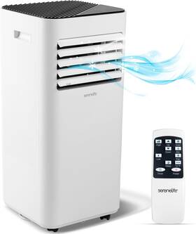 Slpac16w Serenelife 10000 Btu Portable Air Conditioner 3-in-1 Ac Unit For Bedroom
