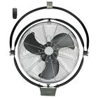 Sfw1-500boi-rc Omni Oscillating Wall Mount Fan Black