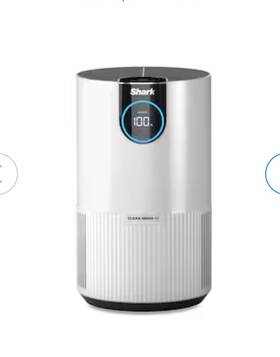5209121 Shark Shark-air Purifier-new-shark Clean Sense Iq-hepa Air Purifier-4-speed-white