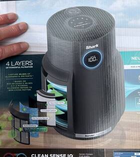 Hp152c Shark New Never Change Air Purifier Model Sealed In Box Charcoal Grey