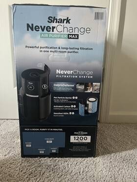 Hp300 Shark New Neverchange 1200sq-ft Air Purifier Max