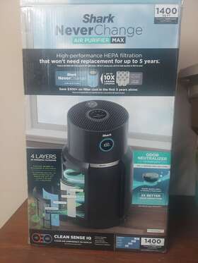 Hp305 Shark Neverchange Air Purifier Max - New Open Box