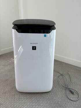 Fxj80uw Sharp Smart Plasmacluster Ion Air Purifier With True Hepa For Extra Large Rooms