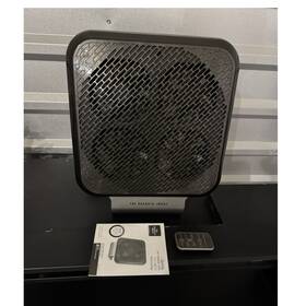 294-032 Sharper Image Brethe Air Cleaning System Hepa-type Purifier Remote Black