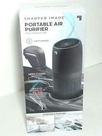 59789a20184 Sharper Image Portable Air Purifier True Hepa Filter Usb Powered Carb Certified