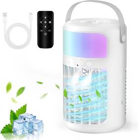 Lf03 Shmcofe Portable Air Conditioners Conditioner 3-speed Fan 2-speed Cold Fog 1500ml