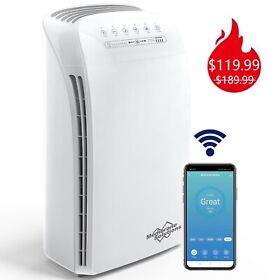 Herap020m Smart Wifi Home Air Purifier H13 Hepa Large Room For Allergies Pet