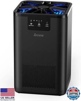 B0bn51yq5x Stanley Air Purifier For Bedroom With Aromatherapy Pet Smoke And Dander 20db Black
