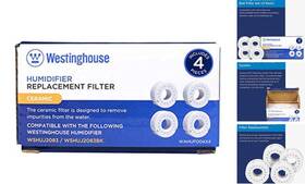 Star Glory Ltd. 193862006416 Ceramic Ball Filter For Humidifiers - 4 Pack Humidifier Filters Honeycomb