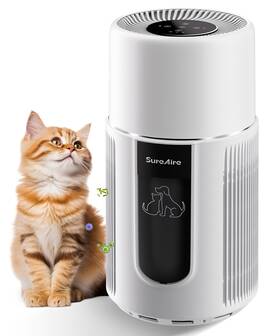B0fhq4fg1h Sureaire Pet Air Purifier For Home Bedroom Hepa Filter Dog Cat Hair Dander Odors