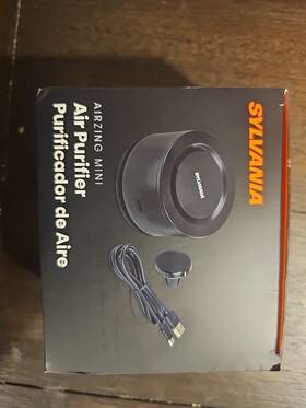 34126 Sylvania - Airzing Mini Air Purifier Usb-c Ionizer Portable Car/home-l