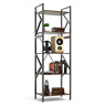 T500-sw-fresh Allen Dewel Bookshelf Vintage Industrial Rustic Rack Metal