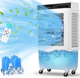Acok69keqiif-om34adqpazs3u Takywep Evaporative Air Cooler 1800cfm Portable Swamp Remote 3 Speeds 12h Timer