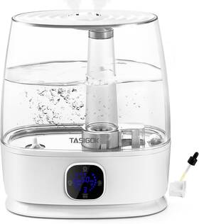 Htj-2295a-01 Tasigok Humidifiers For Bedroom Home 6l Cool And Warm Mist Air Humidifier White