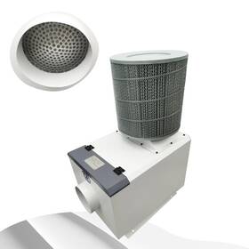44-056786da Techtongda Mechanical Cnc Oil Mist Collector 220v 3-phase Industrial Fume Purifier