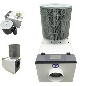 M056786 Techtongda 220v 3ph 2hp Industrial Oil Fume Purifier Cnc Machine Tool Mist Recovery