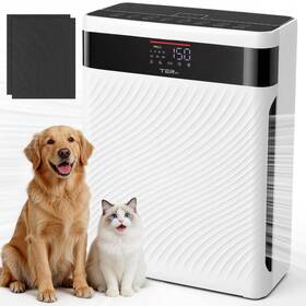 Ter Air 791126273934 Purifier For Home With Pets H13 Hepa And Washable Filter Helps Capture Pe
