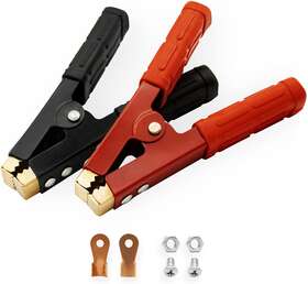 Eyj-ht2 Tiger Battery Jumper Cable Clamps Pure Copper Alligator Clip Cables Boost 2pcs
