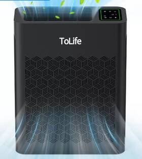 Y56k Tolife 976030149672 Air Purifiers For Home Pets Up To 1095 Ft With Pm 2.5 Display
