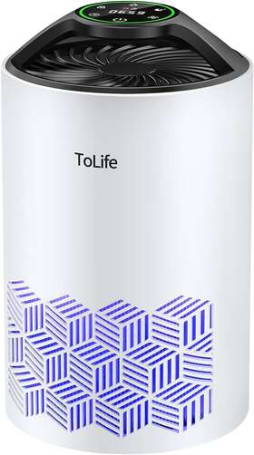 Tz-k1 Tolife Air Purifiers For Bedroom Hepa Purifier Home Filters 99.97% Smoke