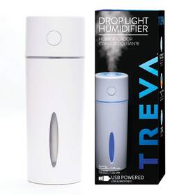 Aeh0001 Treva Portable Mini Humidifier 150 Ml Capacity Cool Mist White Blue
