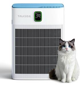T554 Trucozie Air Purifier For Home Pets Up To 2000 Ft In 1 Hr With Washable Filter