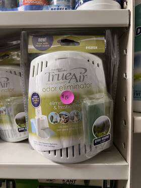 045306 Trueair Hamilton Beach Odor Eliminator With 2 Pet Carbon Refills True Air