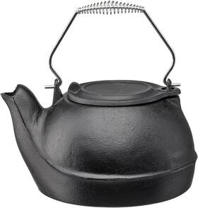 C-1152 Uniflame 3 Quart Cast Iron Humidifier Chrome Handle Black